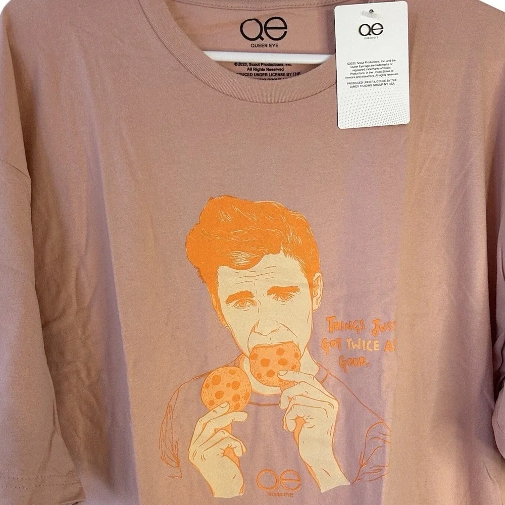 New W/Tags Queer Eye T-Shirt Twice As Good‎ Sz. 2X Unisex